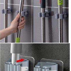 4 Lü Kelebek Yapışkanlı Mop Fırça Çekpas Sap Tutucu Organizer Banyo Düzenleyici 4 Lü Kelebek Yapışkanlı Mop Fırça Çekpas Sap Tutucu Organizer Banyo Düzenleyici