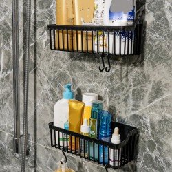 2 Li Plastik Yapışkanlı Askılı Mutfak- Banyo Rafı Düzenleyici Duş Şampuanlık 2 Li Plastik Yapışkanlı Askılı Mutfak- Banyo Rafı Düzenleyici Duş Şampuanlık