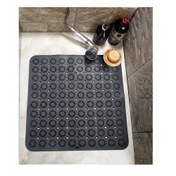 Kare Vantuzlu Banyo Kaydırmaz Paspas- Tırtıklı Ayak Duş Matı Silikon Masaj Pedi Kare Vantuzlu Banyo Kaydırmaz Paspas- Tırtıklı Ayak Duş Matı Silikon Masaj Pedi