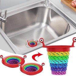 Mutfak - Banyo  Lavabo Filtresi Süzgeci Gökkuşağı Kademeli Drenaj Deliği Atık Filtresi Mutfak - Banyo  Lavabo Filtresi Süzgeci Gökkuşağı Kademeli Drenaj Deliği Atık Filtresi