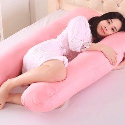 5 Farklı Bölge Destekli Hamile Yastığı ( Pembe ) - 1250GR