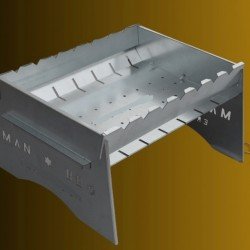 Katlanabilir Mangal - Portatif Katlanabilir Kamp ve Piknik Mangalı 1 MM Kalınlık