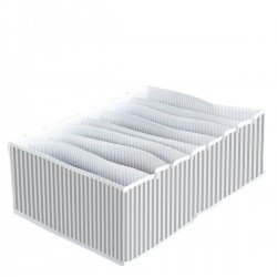 8 Bölmeli  XL Pratik Bölmeli Çekmece Düzenleyici Organizer(İç Çamaşırı Kravat Çorap Düzenleyici)