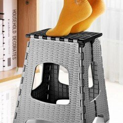 28 Cm Dayanıklı Katlanabilir Tabure - Kamp Piknik  Metrobüs Otobüs Balıkçı Tabure