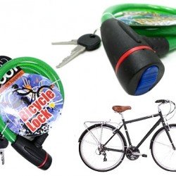 Anahtarlı Çelik Bisiklet Kilidi