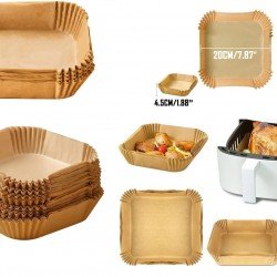 Airfreyer Fritöz Kağıdı Kare XL / XXL 50li