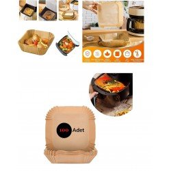 Airfreyer Fritöz Kağıdı Kare XL / XXL 100LÜ Airfreyer Fritöz Kağıdı Kare XL / XXL 100LÜ