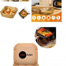 Airfreyer Fritöz Kağıdı Kare XL / XXL 100LÜ