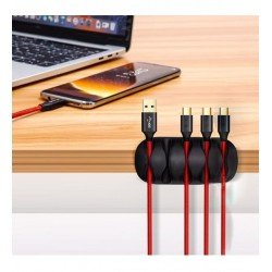 Kablo Kanalı 5 Kanallı Tutucu - 3 Adet Kablo Kanalı 5 Kanallı Tutucu - 3 Adet