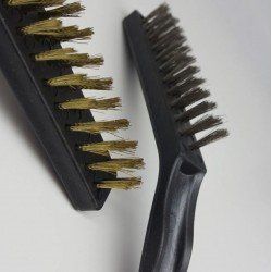 Dev Boy 2Li Detay Temizlik Fırça Seti  Araba -Mutfak Ocak - Fayans Temizlik Fırça (Çelik-Bakır)