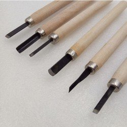 Ağaç Oyma Seti 6 Parça - İskarpela Seti