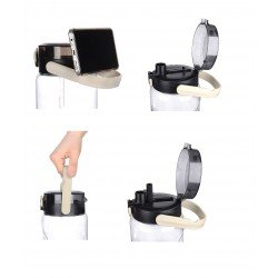 Şeffaf Matara - 1500 ml - 50,7 oz - WATERMODE Matara Şeffaf Matara - 1500 ml - 50,7 oz - WATERMODE Matara