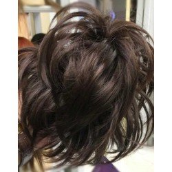 Kahve Renk Düz Model Hazır Telli Saç Şeklinde Peruk Postiş Toka Kahve Renk Düz Model Hazır Telli Saç Şeklinde Peruk Postiş Toka