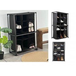 Ayakkabı Rafı - 15 Bölmeli Kumaş Ayakkabı Dolabı Ayakkabı Rafı - 15 Bölmeli Kumaş Ayakkabı Dolabı