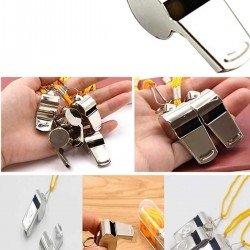 Metal Düdük - Hakem Düdüğü - Deprem Düdüğü - Kamp Düdüğü 5 Adet Metal Düdük - Hakem Düdüğü - Deprem Düdüğü - Kamp Düdüğü 5 Adet