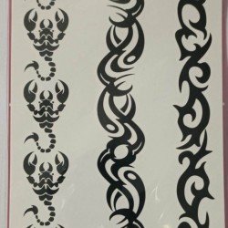 Geçici Dövme Şablonu 3lü - M071