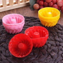 Muffin Kek Kalıbı Silikon 6 Adet