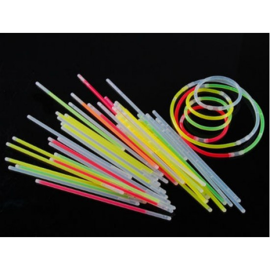 10 Adet Glow Stick Bracelet Fosforlu Kırılan Çubuk Bileklik