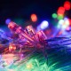 100 Ledli Renkli Yılbaşı Ağacı Işığı Led Ampül