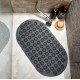 Vantuzlu Banyo Kaydırmaz Paspas- Tırtıklı Ayak Duş Matı Silikon Masaj Pedi