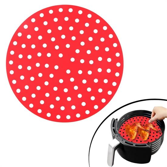 Renkli Isıya Dayanıklı Yıkanılabilir Silikon Fırın Ve Airfryer Yuvarlak Pişirme Matı 23 Cm Renkli Isıya Dayanıklı Yıkanılabilir Silikon Fırın Ve Airfryer Yuvarlak Pişirme Matı 23 Cm