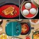 Renkli Isıya Dayanıklı Yıkanılabilir Silikon Fırın Ve Airfryer Yuvarlak Pişirme Matı 23 Cm Renkli Isıya Dayanıklı Yıkanılabilir Silikon Fırın Ve Airfryer Yuvarlak Pişirme Matı 23 Cm