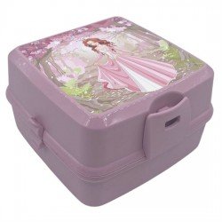 Kendiliğinden Kaşık Çatallı Beslenme Kutusu 4 Bölmeli Çocuk Beslenme Kabı Saklama Kutusu